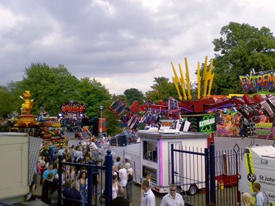 They had a few larger attractions around the corner