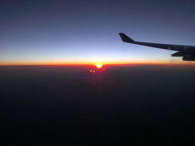 Sunsetrise somewhere over Siberia