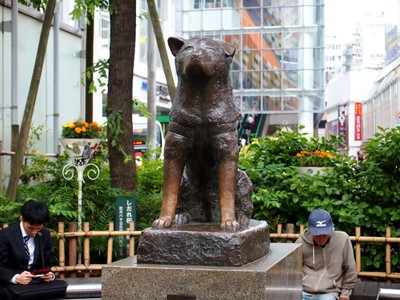 Hachiko statue