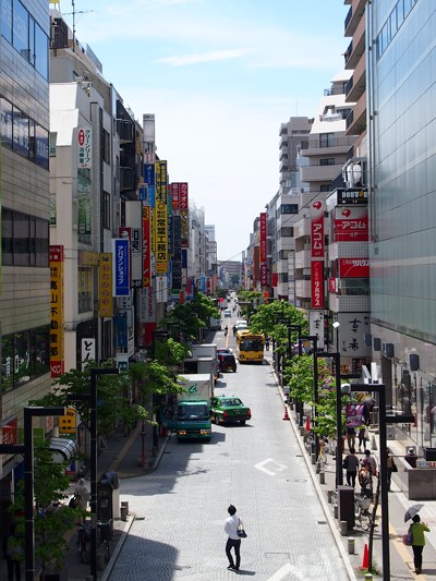 Outside Mitaka station